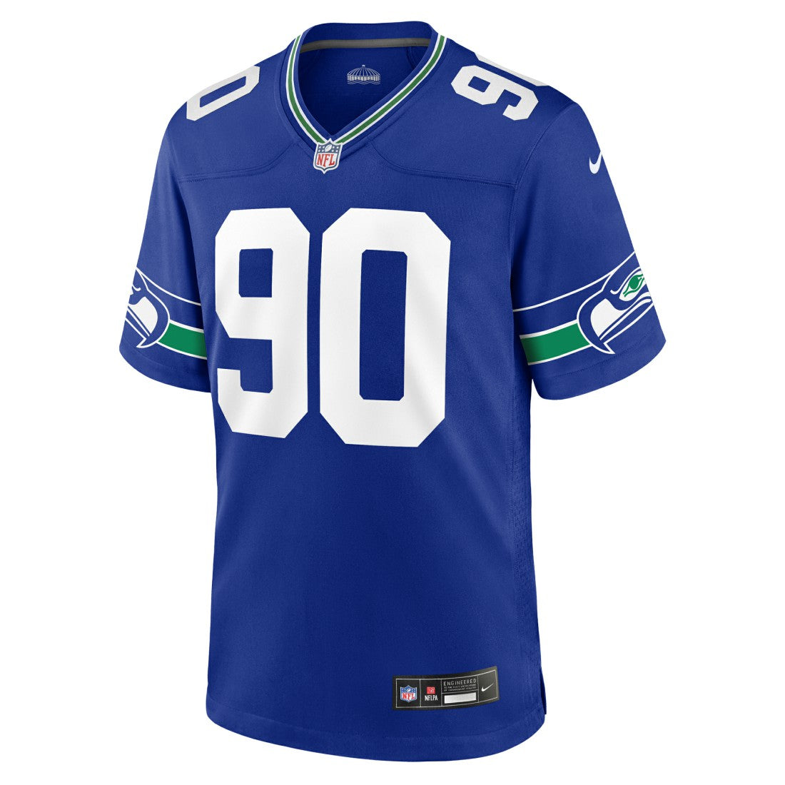 Jarran Reed Seattle Seahawks Alternate Game Jersey Royal | Nike for Sale