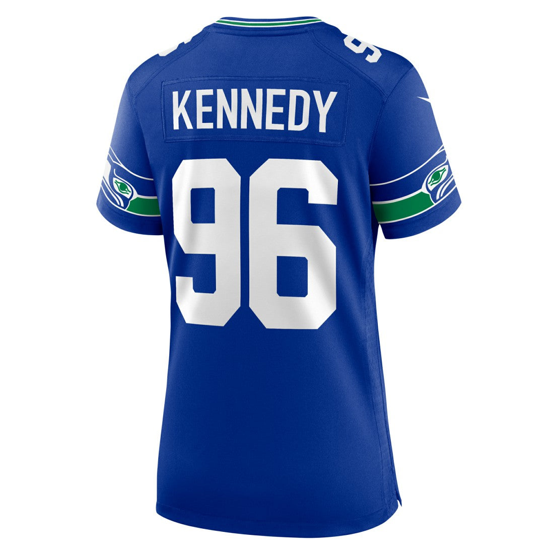 Cortez Kennedy Seattle Seahawks Women's Throwback Player Game Jersey Royal | Nike for Sale