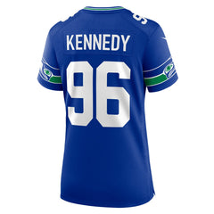 Cortez Kennedy Seattle Seahawks Women's Throwback Player Game Jersey Royal | Nike for Sale