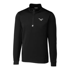 Philadelphia Eagles Cutter & Buck Traverse Stretch Quarter-Zip Pullover Black | NFL