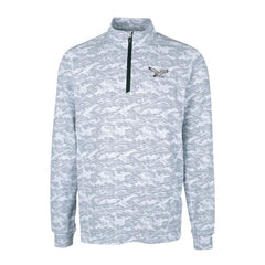 Philadelphia Eagles Cutter & Buck Traverse Camo Print Stretch Quarter-Zip Pullover Charcoal | NFL