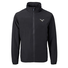 Philadelphia Eagles Cutter & Buck Charter Eco Recycled Full-Zip Jacket Black | NFL