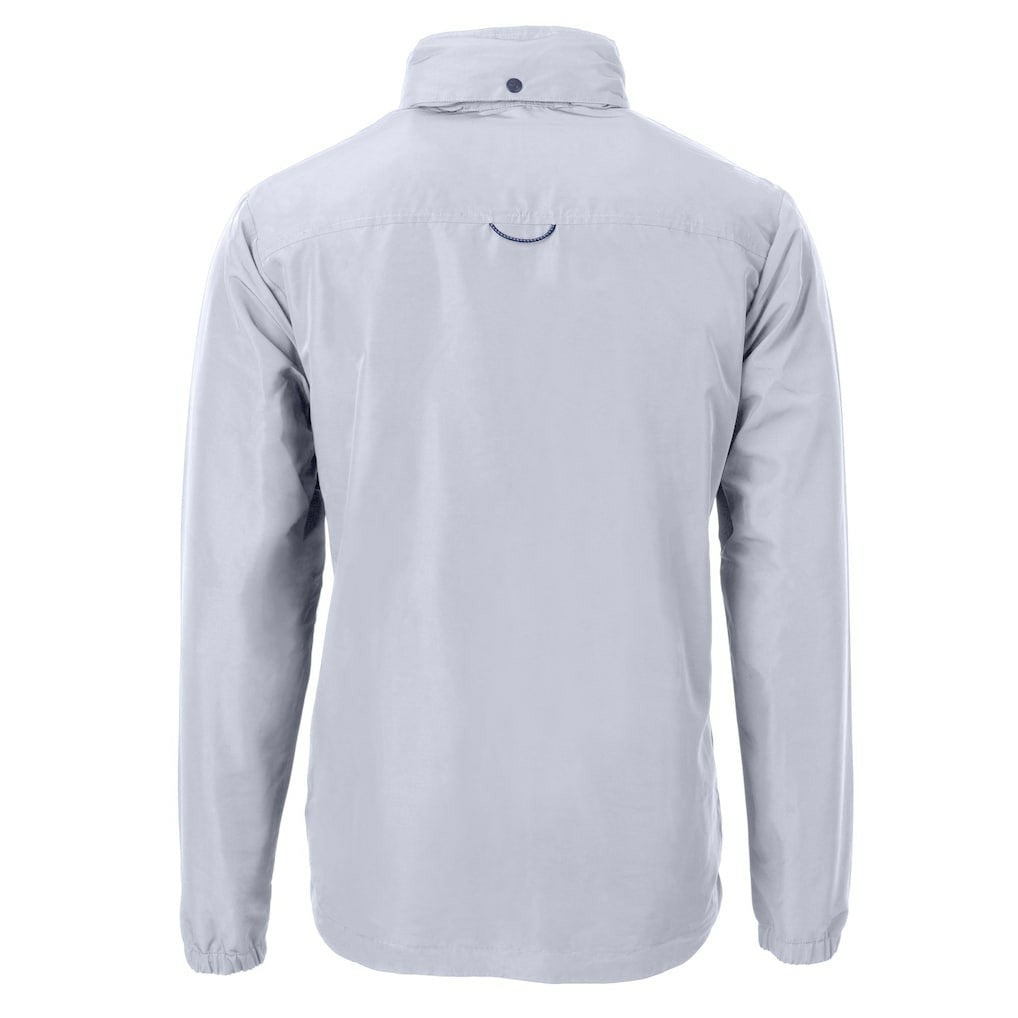 Philadelphia Eagles Cutter & Buck Charter Eco Recycled Full-Zip Jacket Silver | NFL