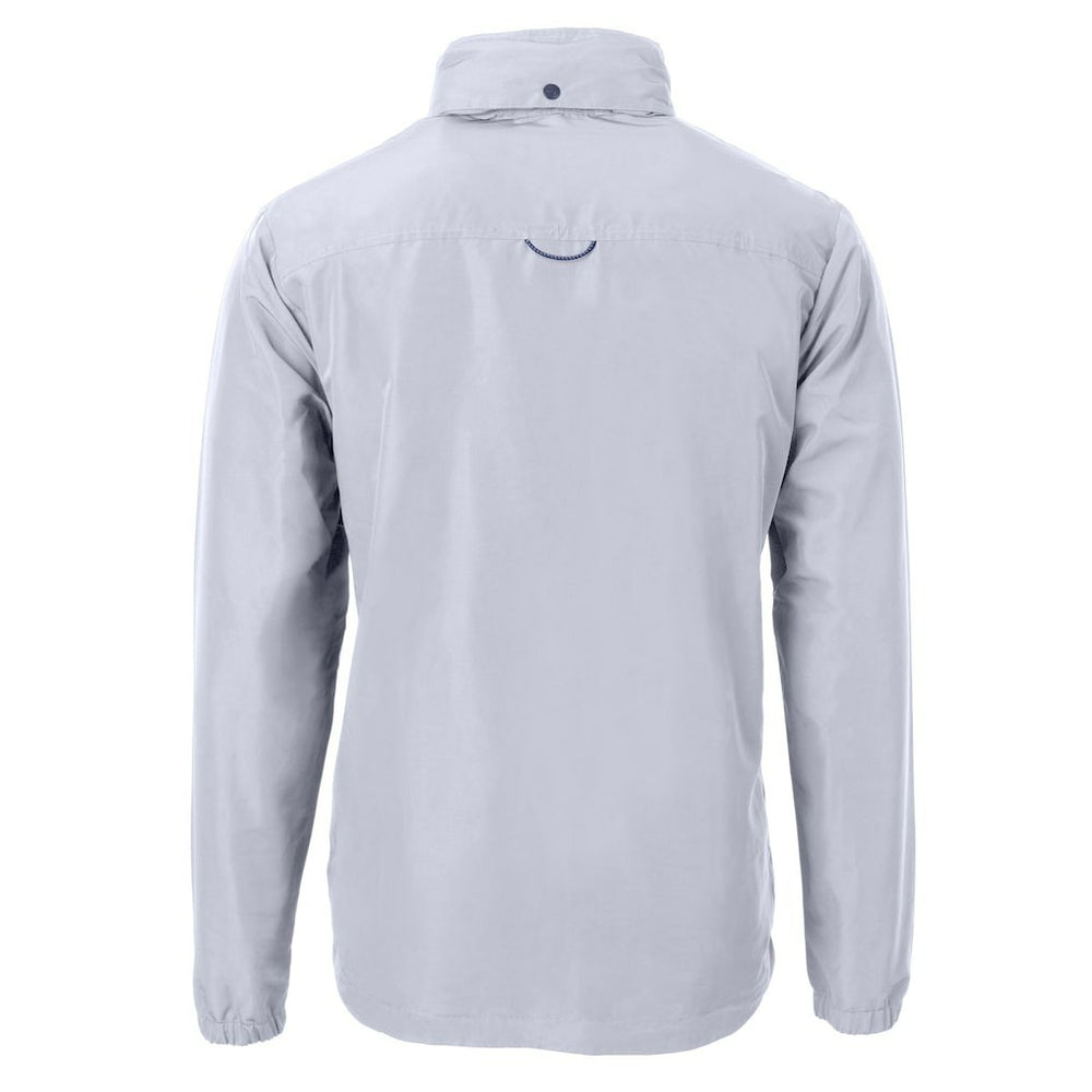 Philadelphia Eagles Cutter & Buck Charter Eco Recycled Full-Zip Jacket Silver | NFL