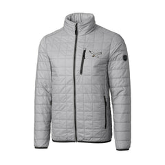 Philadelphia Eagles Cutter & Buck Rainier PrimaLoft Eco Insulated Full-Zip Puffer Jacket Silver | NFL