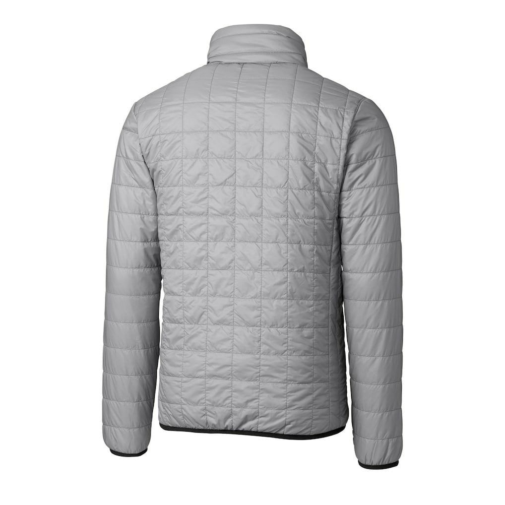 Philadelphia Eagles Cutter & Buck Rainier PrimaLoft Eco Insulated Full-Zip Puffer Jacket Silver | NFL