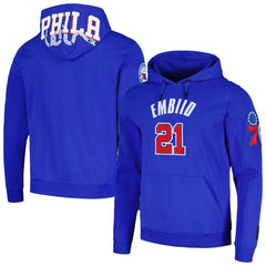 Joel Embiid Philadelphia 76ers Pro Standard Player Pullover Hoodie Royal - NBA