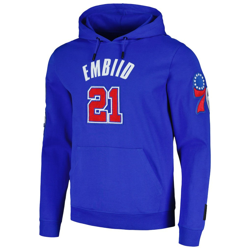 Joel Embiid Philadelphia 76ers Pro Standard Player Pullover Hoodie Royal - NBA
