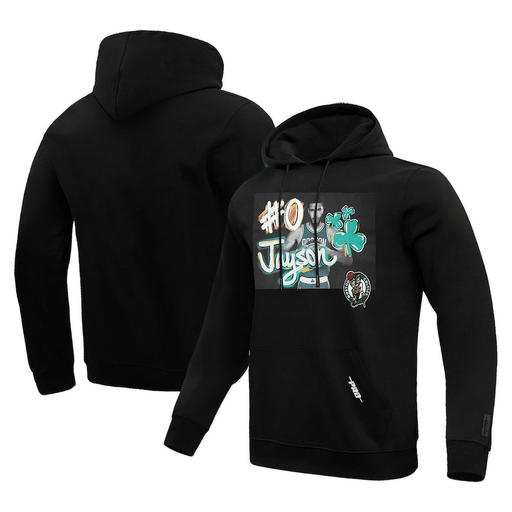 Jayson Tatum Boston Celtics Pro Standard Player Yearbook Pullover Hoodie Black - NBA