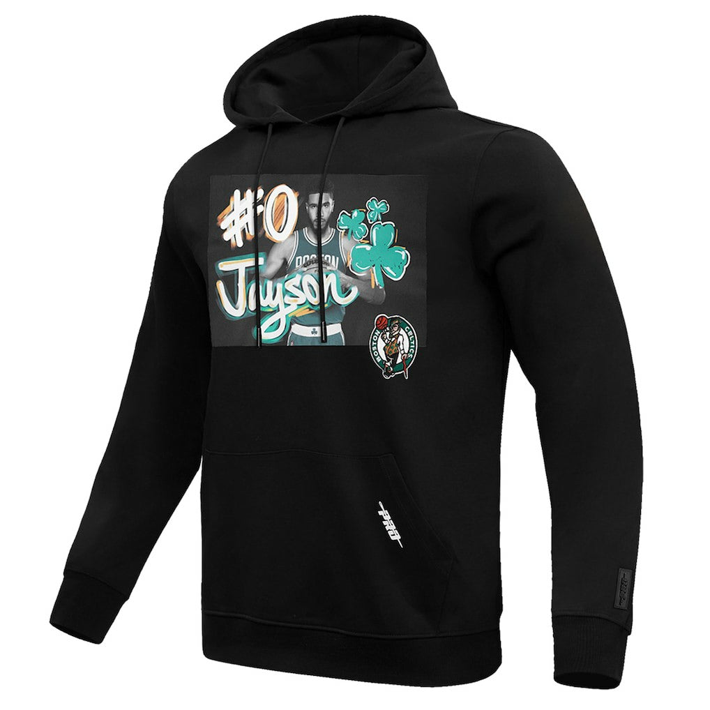 Jayson Tatum Boston Celtics Pro Standard Player Yearbook Pullover Hoodie Black - NBA
