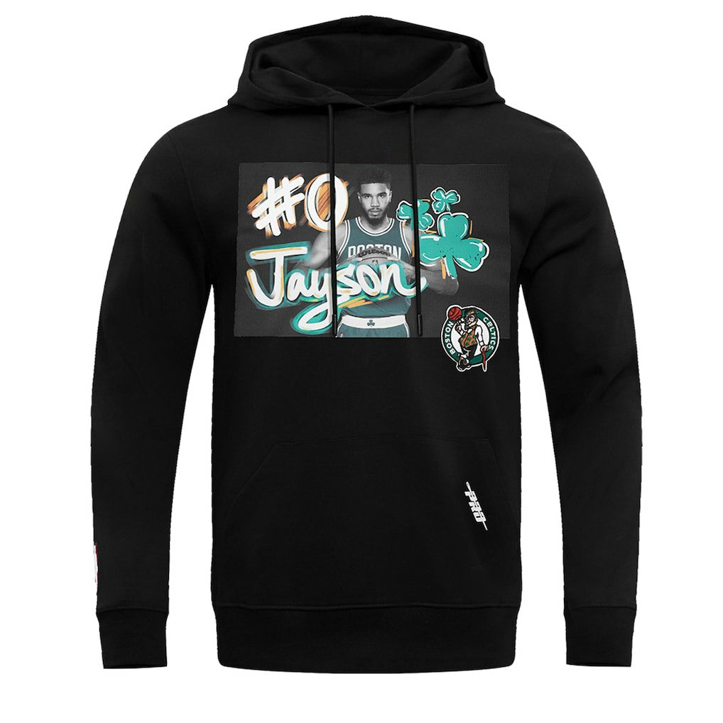 Jayson Tatum Boston Celtics Pro Standard Player Yearbook Pullover Hoodie Black - NBA