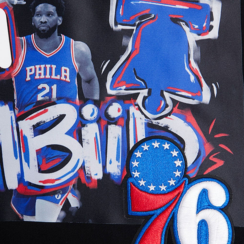 Joel Embiid Philadelphia 76ers Pro Standard Player Yearbook Pullover Hoodie Black - NBA