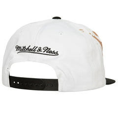 Philadelphia 76ers Hot Fire Snapback Hat White - NBA