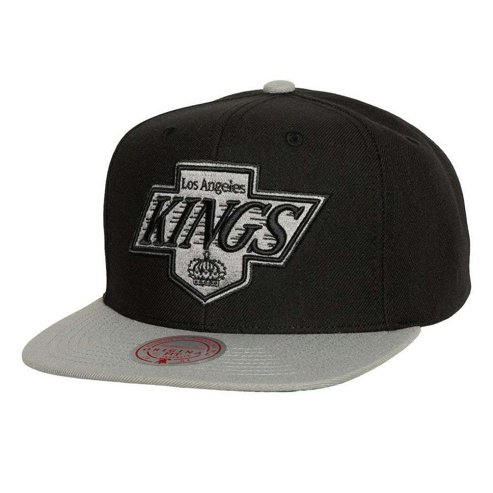 Los Angeles Kings Mitchell & Ness Core Team Ground 2.0 Snapback Hat - Black - NHL