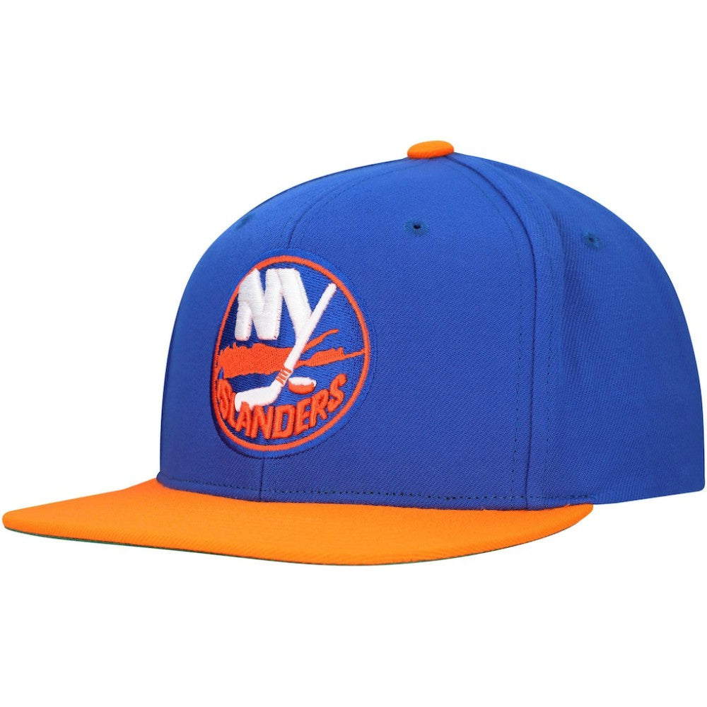 New York Islanders Mitchell & Ness Core Team Ground 2.0 Snapback Hat - Royal - NHL