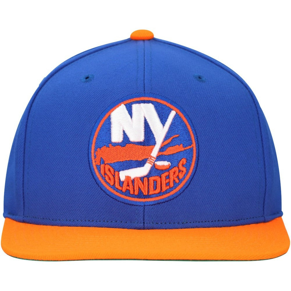 New York Islanders Mitchell & Ness Core Team Ground 2.0 Snapback Hat - Royal - NHL