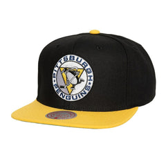 Pittsburgh Penguins Mitchell & Ness Core Team Ground 2.0 Snapback Hat - Black - NHL