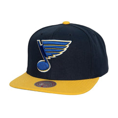 St. Louis Blues Mitchell & Ness Core Team Ground 2.0 Snapback Hat - Navy - NHL