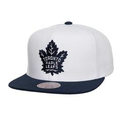 Toronto Maple Leafs Mitchell & Ness Core Team Ground 2.0 Snapback Hat - White - NHL