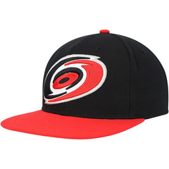 Carolina Hurricanes Mitchell & Ness Core Team Ground 2.0 Snapback Hat - Black - NHL