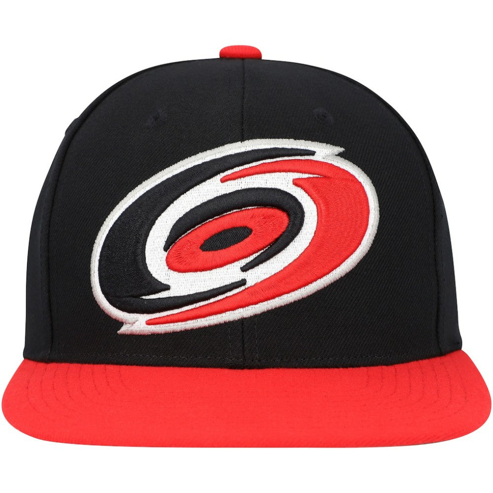 Carolina Hurricanes Mitchell & Ness Core Team Ground 2.0 Snapback Hat - Black - NHL