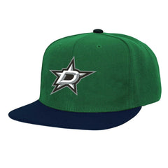 Dallas Stars Mitchell & Ness Core Team Ground 2.0 Snapback Hat - Kelly Green - NHL