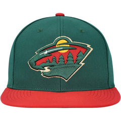 Minnesota Wild Mitchell & Ness Core Team Ground 2.0 Snapback Hat - Green - NHL