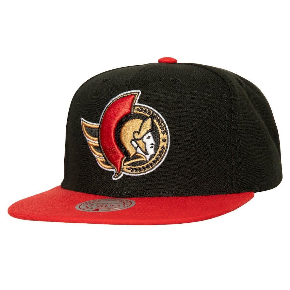 Ottawa Senators Mitchell & Ness Core Team Ground 2.0 Snapback Hat - Black - NHL