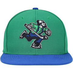Vancouver Canucks Mitchell & Ness Core Team Ground 2.0 Snapback Hat - Green - NHL