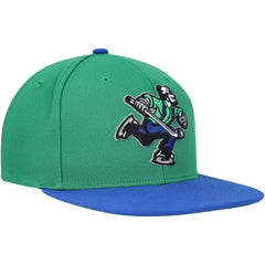 Vancouver Canucks Mitchell & Ness Core Team Ground 2.0 Snapback Hat - Green - NHL