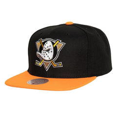Anaheim Ducks Mitchell & Ness Core Team Ground 2.0 Snapback Hat - Black - NHL