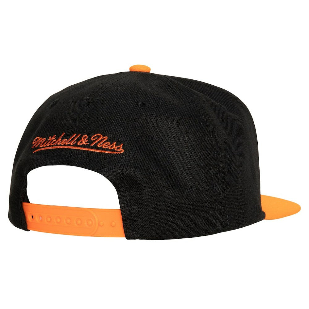 Anaheim Ducks Mitchell & Ness Core Team Ground 2.0 Snapback Hat - Black - NHL