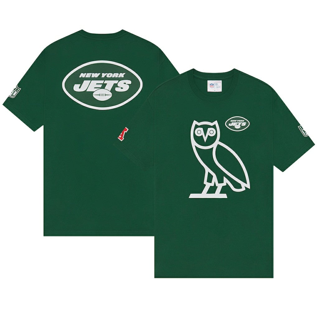 New York Jets OVO x NFL OG Owl T-Shirt – Green | NFL