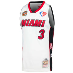 Dwyane Wade Miami Heat Unisex Hall of Fame Class of 2023 Throwback Swingman Jersey White - NBA