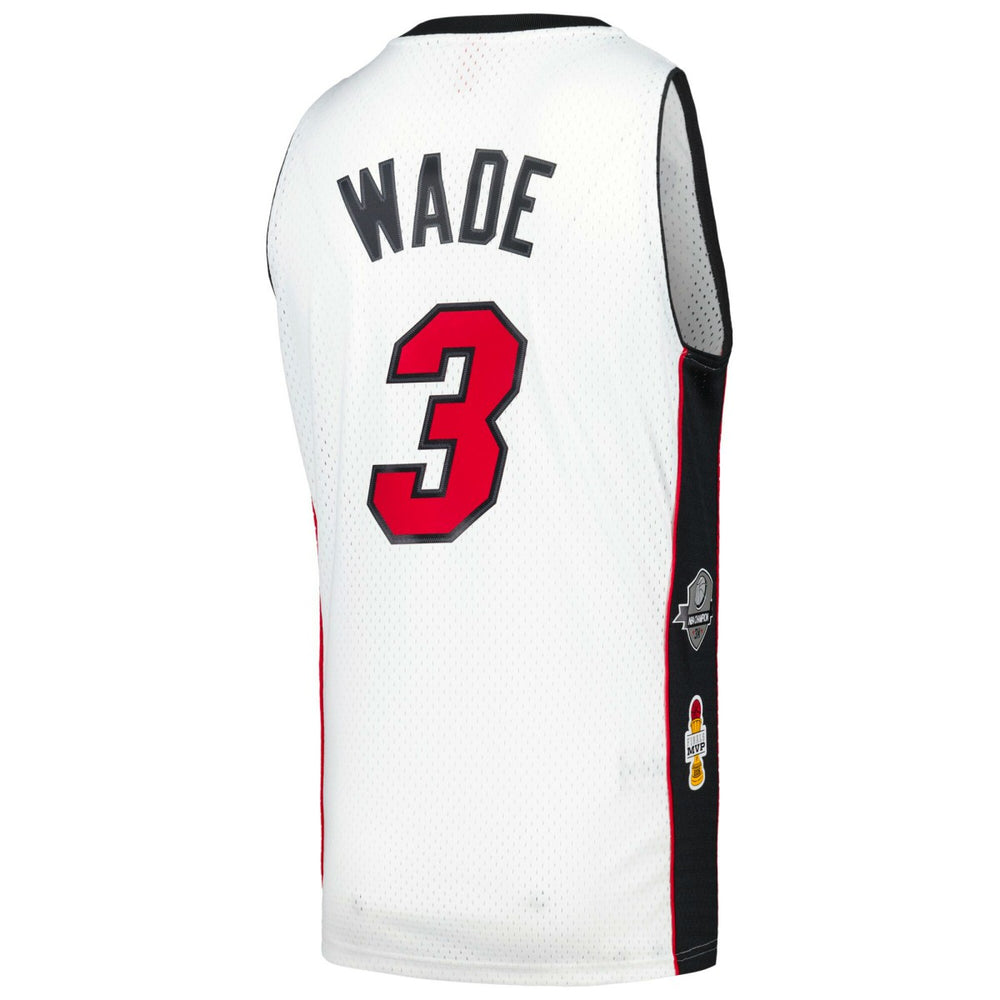 Dwyane Wade Miami Heat Unisex Hall of Fame Class of 2023 Throwback Swingman Jersey White - NBA