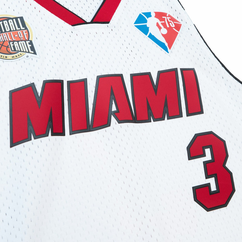 Dwyane Wade Miami Heat Unisex Hall of Fame Class of 2023 Throwback Swingman Jersey White - NBA
