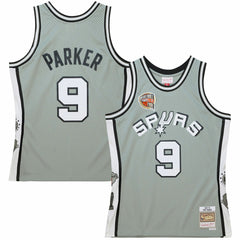 Tony Parker San Antonio Spurs Unisex Hall of Fame Class of 2023 Throwback Swingman Jersey Gray - NBA