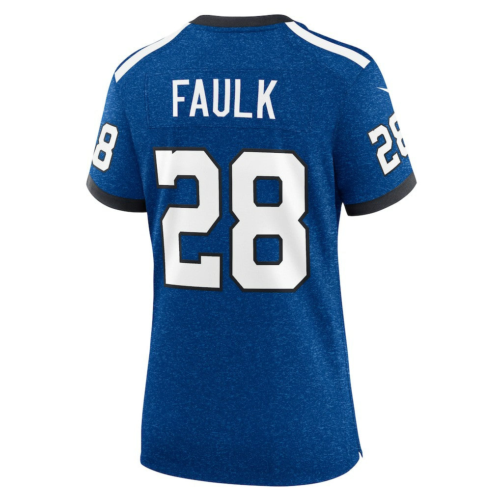 Marshall Faulk Indianapolis Colts Women's Indiana Nights Alternate Game Jersey Royal | Nike for Sale