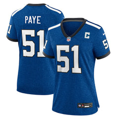 Kwity Paye Indianapolis Colts Women's Indiana Nights Alternate Game Jersey Royal | Nike for Sale