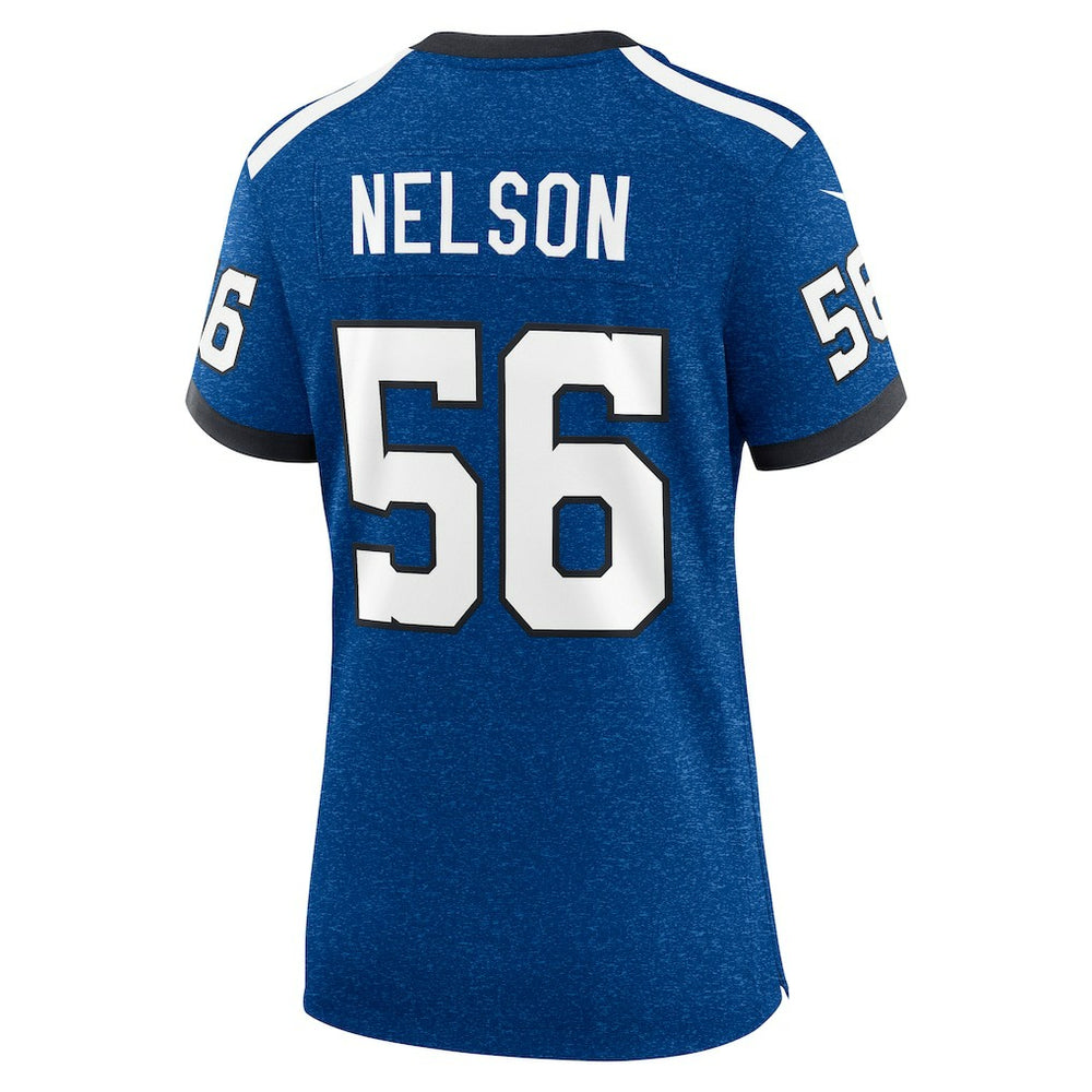 Quenton Nelson Indianapolis Colts Women's Indiana Nights Alternate Game Jersey Royal | Nike for Sale