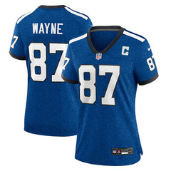Reggie Wayne Indianapolis Colts Women's Indiana Nights Alternate Game Jersey Royal | Nike for Sale