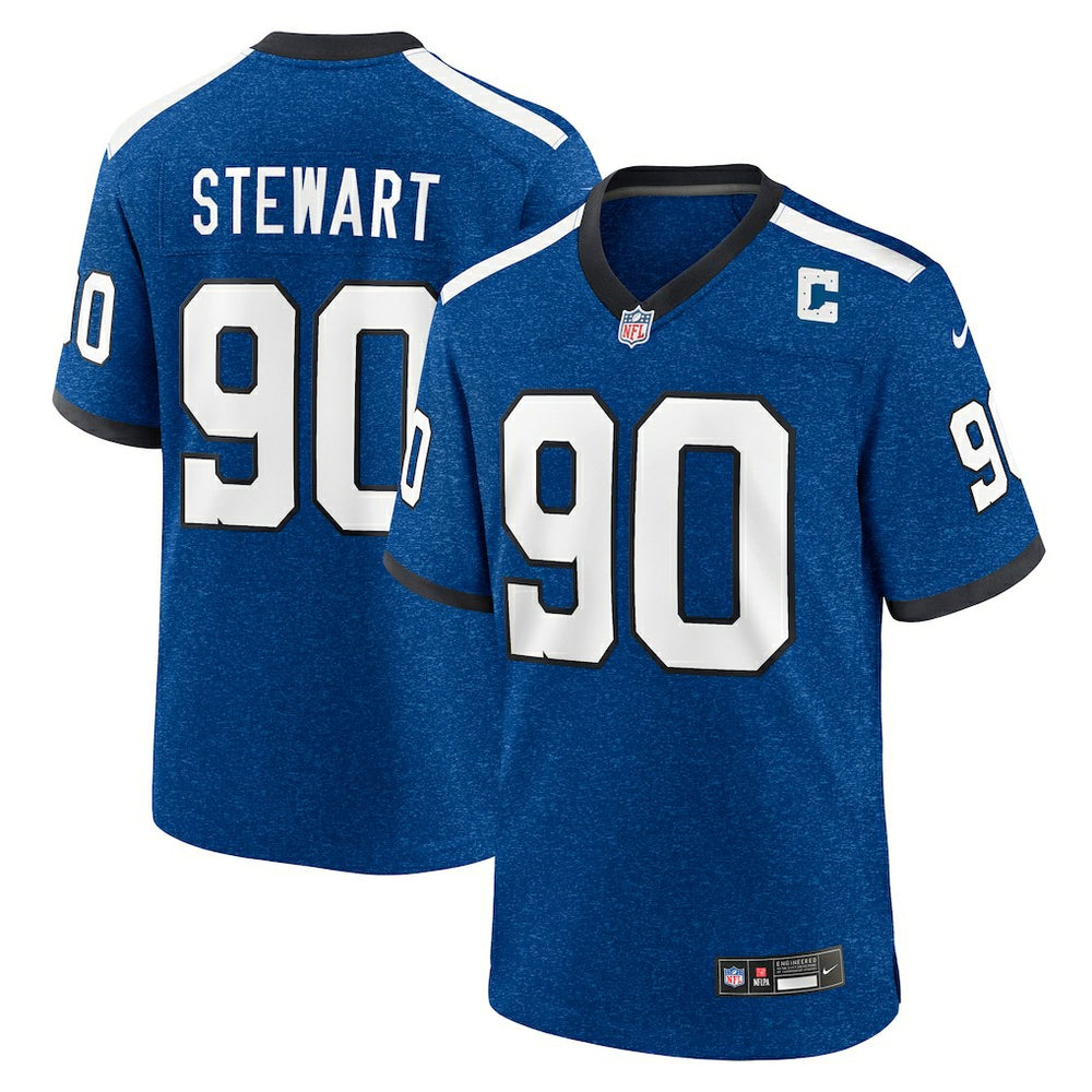Grover Stewart Indianapolis Colts Alternate Game Jersey Blue | Nike for Sale