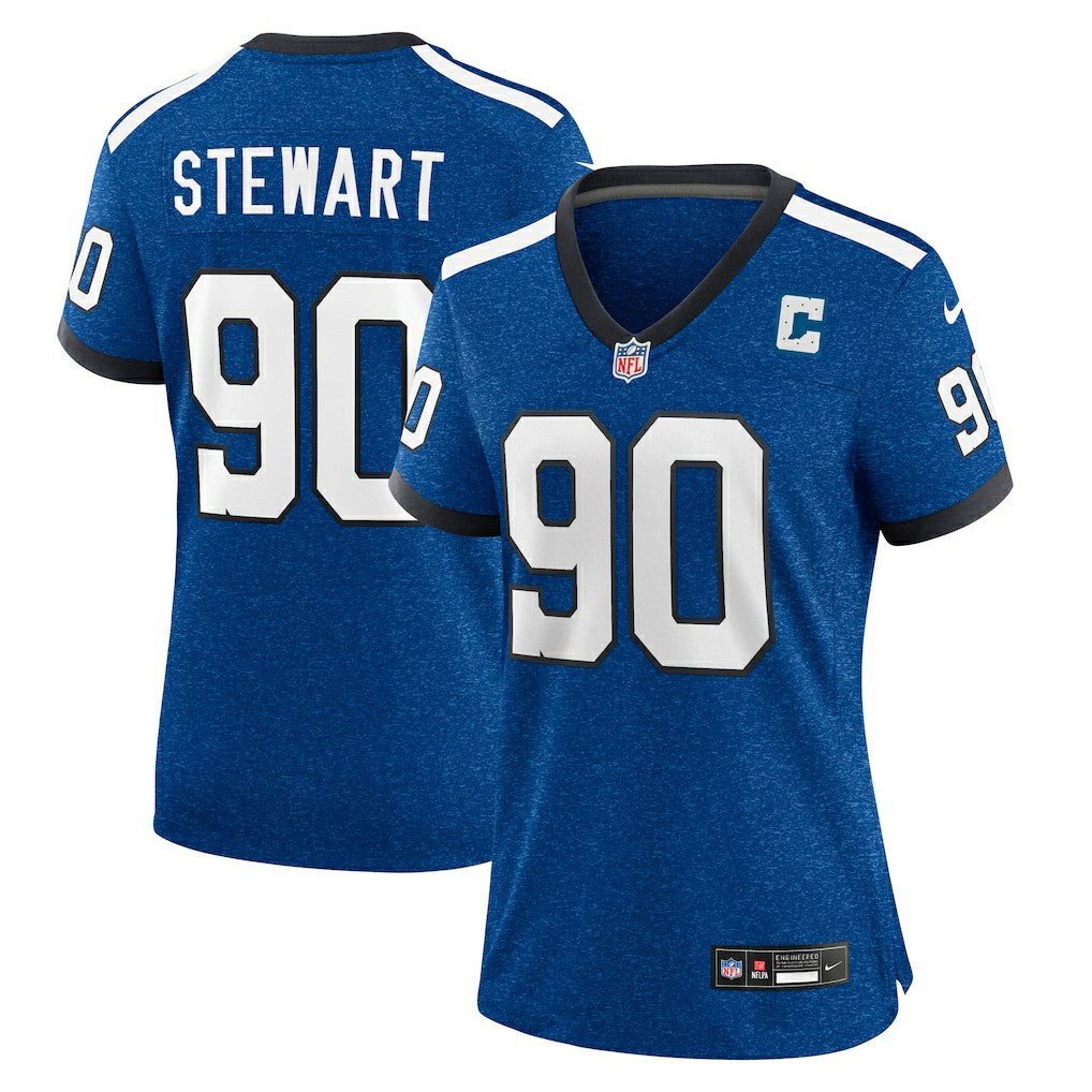 Grover Stewart Indianapolis Colts Women's Indiana Nights Alternate Game Jersey Royal | Nike for Sale