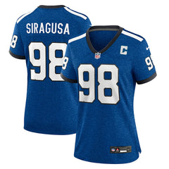 Tony Siragusa Indianapolis Colts Women's Indiana Nights Alternate Game Jersey Royal | Nike for Sale