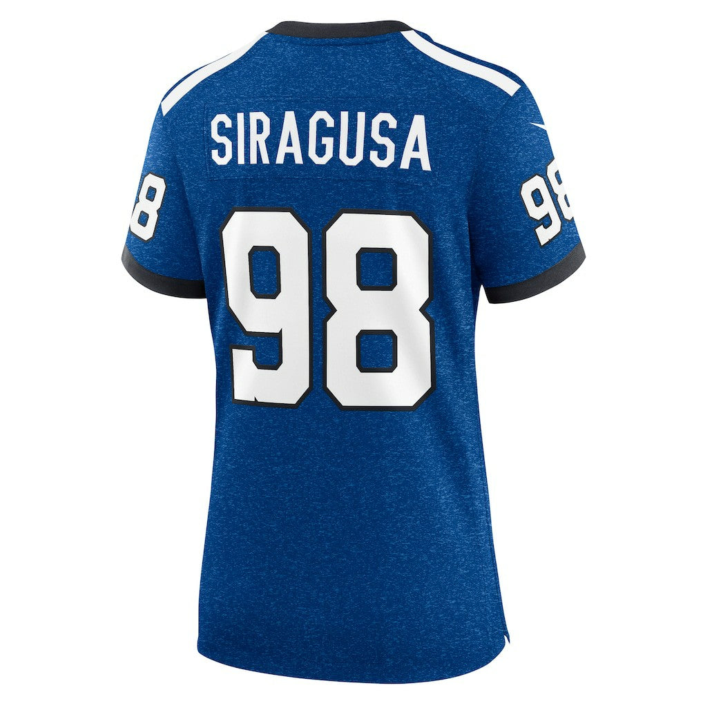 Tony Siragusa Indianapolis Colts Women's Indiana Nights Alternate Game Jersey Royal | Nike for Sale