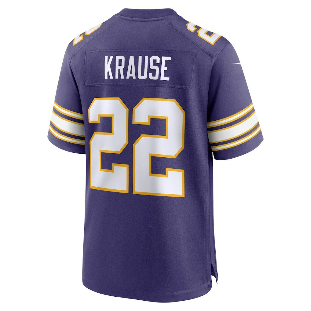 Paul Krause Minnesota Vikings Retired Player Alternate Game Jersey Purple | Nike for Sale