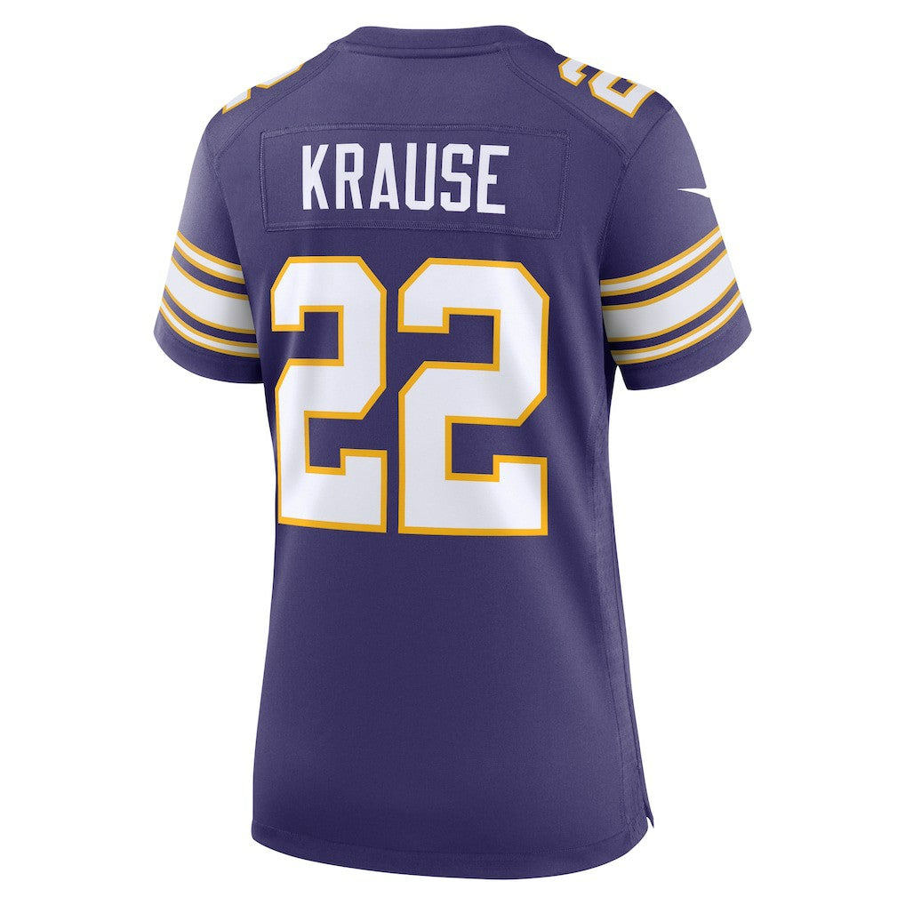 Paul Krause Minnesota Vikings Women's Classic Retired Player Jersey Purple | Nike for Sale