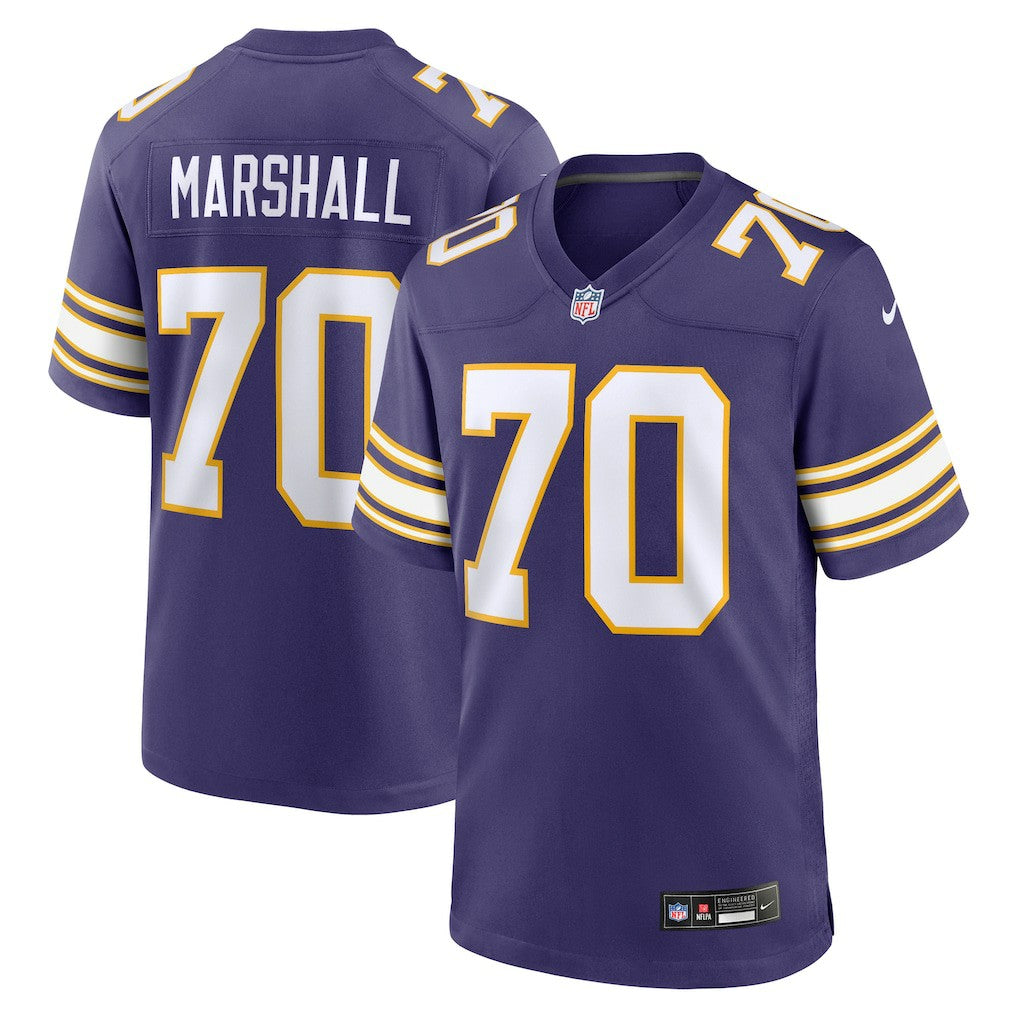 Jim Marshall Minnesota Vikings Retired Player Alternate Game Jersey Purple | Nike for Sale