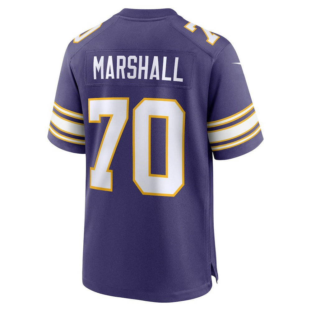 Jim Marshall Minnesota Vikings Retired Player Alternate Game Jersey Purple | Nike for Sale