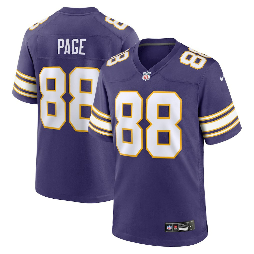 Alan Page Minnesota Vikings Retired Player Alternate Game Jersey Purple | Nike for Sale